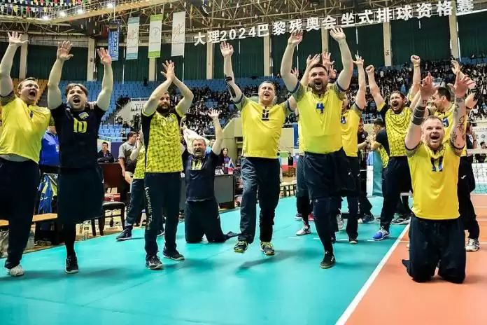 Ukraine qualifies for Paris 2024, sitting volleyball.jpg
