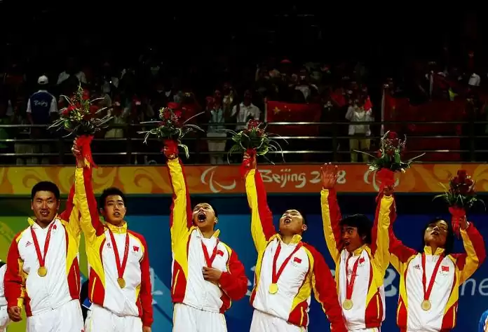 1 Beijing 2008 China goalball medal.jpg