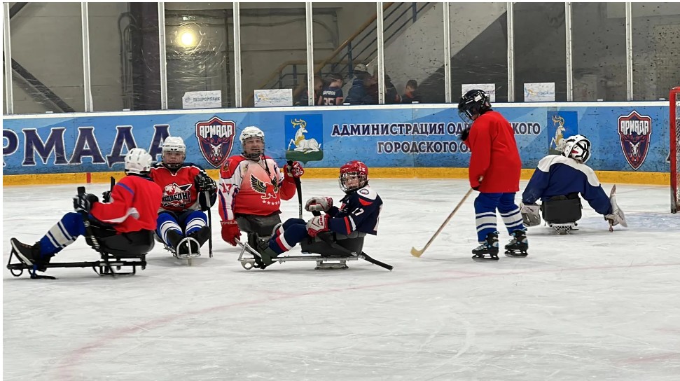 В Московской области действует бесплатная школа по следж-хоккею