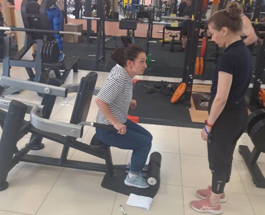 В Курском фитнес-клубе «WILDSPORT» тренируются инвалиды